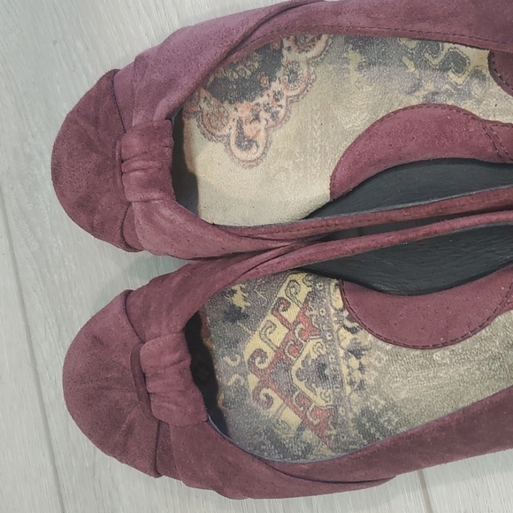 Born Women Comfort Suede Ballet Flats shoes sz 9.5 - Picture 11 of 11